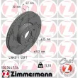 ZIMMERMANN 150.3447.54 - Disque de frein avant gauche