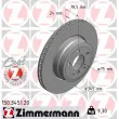 ZIMMERMANN 150.3451.20 - Jeu de 2 disques de frein arrière