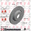 ZIMMERMANN 150.3458.70 - Disque de frein avant droit