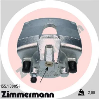 ZIMMERMANN 155.1.30054 - Étrier de frein avant gauche