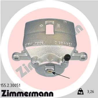 Étrier de frein avant droit ZIMMERMANN OEM 5017832AA