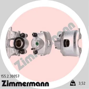 Étrier de frein avant droit ZIMMERMANN OEM 4423467