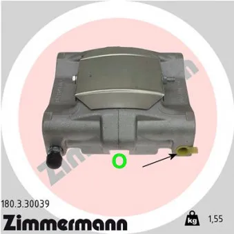 Étrier de frein arrière gauche ZIMMERMANN OEM 4400L3