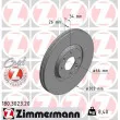 ZIMMERMANN 180.3023.20 - Jeu de 2 disques de frein avant