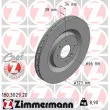 ZIMMERMANN 180.3029.20 - Jeu de 2 disques de frein avant