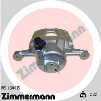 Étrier de frein avant gauche ZIMMERMANN OEM 96534637