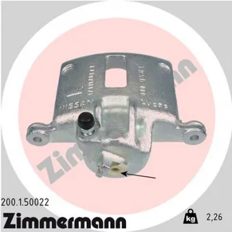 Étrier de frein avant gauche ZIMMERMANN OEM 4101199B00
