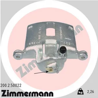 Étrier de frein avant droit ZIMMERMANN OEM 4100199B00