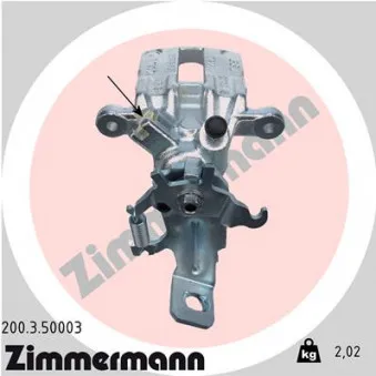 Étrier de frein arrière gauche ZIMMERMANN OEM 44011BU000
