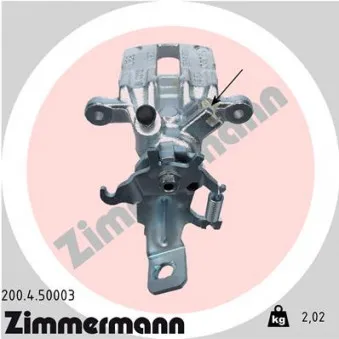 Étrier de frein arrière droit ZIMMERMANN OEM 44001BM400