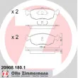ZIMMERMANN 20908.180.1 - Jeu de 4 plaquettes de frein avant
