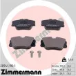 ZIMMERMANN 20941.190.1 - Jeu de 4 plaquettes de frein avant