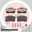 ZIMMERMANN 20961.152.1 - Jeu de 4 plaquettes de frein arrière