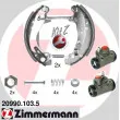 ZIMMERMANN 20990.103.5 - Kit de freins arrière (prémontés)
