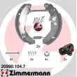 Kit de freins arrière (prémontés) ZIMMERMANN [20990.104.7]
