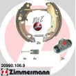 Kit de freins arrière (prémontés) ZIMMERMANN [20990.106.9]