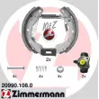 Kit de freins arrière (prémontés) ZIMMERMANN [20990.108.0]