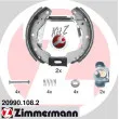 Kit de freins arrière (prémontés) ZIMMERMANN [20990.108.2]
