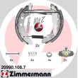ZIMMERMANN 20990.108.7 - Kit de freins arrière (prémontés)