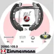 ZIMMERMANN 20990.109.9 - Kit de freins arrière (prémontés)