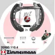 Kit de freins arrière (prémontés) ZIMMERMANN [20990.110.4]