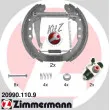 Kit de freins arrière (prémontés) ZIMMERMANN [20990.110.9]