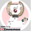 Kit de freins arrière (prémontés) ZIMMERMANN [20990.117.6]