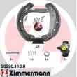 Kit de freins arrière (prémontés) ZIMMERMANN [20990.118.0]