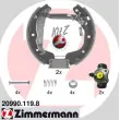 Kit de freins arrière (prémontés) ZIMMERMANN [20990.119.8]