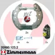 Kit de freins arrière (prémontés) ZIMMERMANN [20990.123.2]