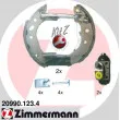 ZIMMERMANN 20990.123.4 - Kit de freins arrière (prémontés)