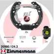 ZIMMERMANN 20990.124.3 - Kit de freins arrière (prémontés)