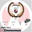Kit de freins arrière (prémontés) ZIMMERMANN [20990.125.3]