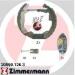 ZIMMERMANN 20990.126.3 - Kit de freins arrière (prémontés)