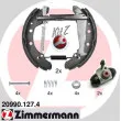 Kit de freins arrière (prémontés) ZIMMERMANN [20990.127.4]
