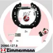 ZIMMERMANN 20990.127.9 - Kit de freins arrière (prémontés)
