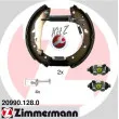 ZIMMERMANN 20990.128.0 - Kit de freins arrière (prémontés)