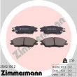 ZIMMERMANN 21012.150.2 - Jeu de 4 plaquettes de frein avant