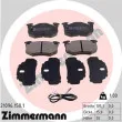 ZIMMERMANN 21096.150.1 - Jeu de 4 plaquettes de frein avant