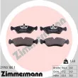 ZIMMERMANN 21190.180.1 - Jeu de 4 plaquettes de frein avant
