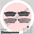 ZIMMERMANN 21312.130.1 - Jeu de 4 plaquettes de frein arrière