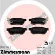 ZIMMERMANN 21312.130.2 - Jeu de 4 plaquettes de frein arrière