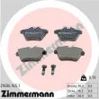 ZIMMERMANN 21606.165.1 - Jeu de 4 plaquettes de frein arrière