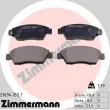 ZIMMERMANN 21694.165.1 - Jeu de 4 plaquettes de frein avant