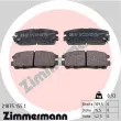 ZIMMERMANN 21875.155.1 - Jeu de 4 plaquettes de frein arrière