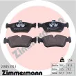 ZIMMERMANN 21925.175.1 - Jeu de 4 plaquettes de frein avant