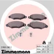 ZIMMERMANN 21980.180.1 - Jeu de 4 plaquettes de frein avant