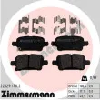 ZIMMERMANN 22129.170.2 - Jeu de 4 plaquettes de frein arrière