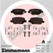 ZIMMERMANN 22449.170.2 - Jeu de 4 plaquettes de frein arrière