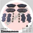 ZIMMERMANN 22782.185.2 - Jeu de 4 plaquettes de frein avant